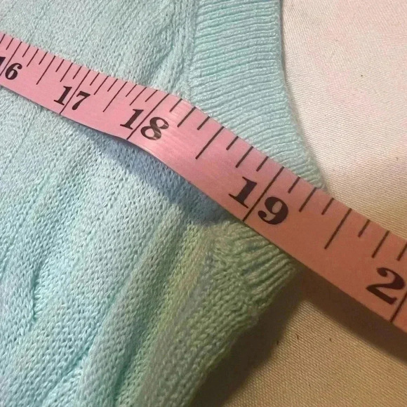 J Crew factory Cable sweater shell Size Large Blue - Size L - NWT - Picture 3 of 3